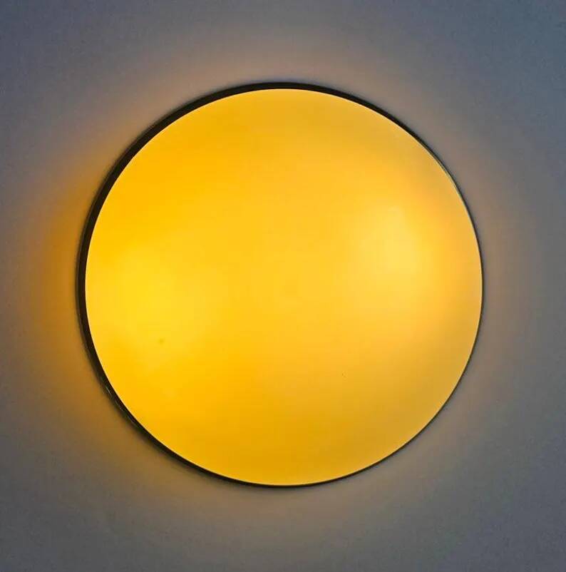 Rare Midcentury Flush Mount in Bauhaus style, Germany, 1970s