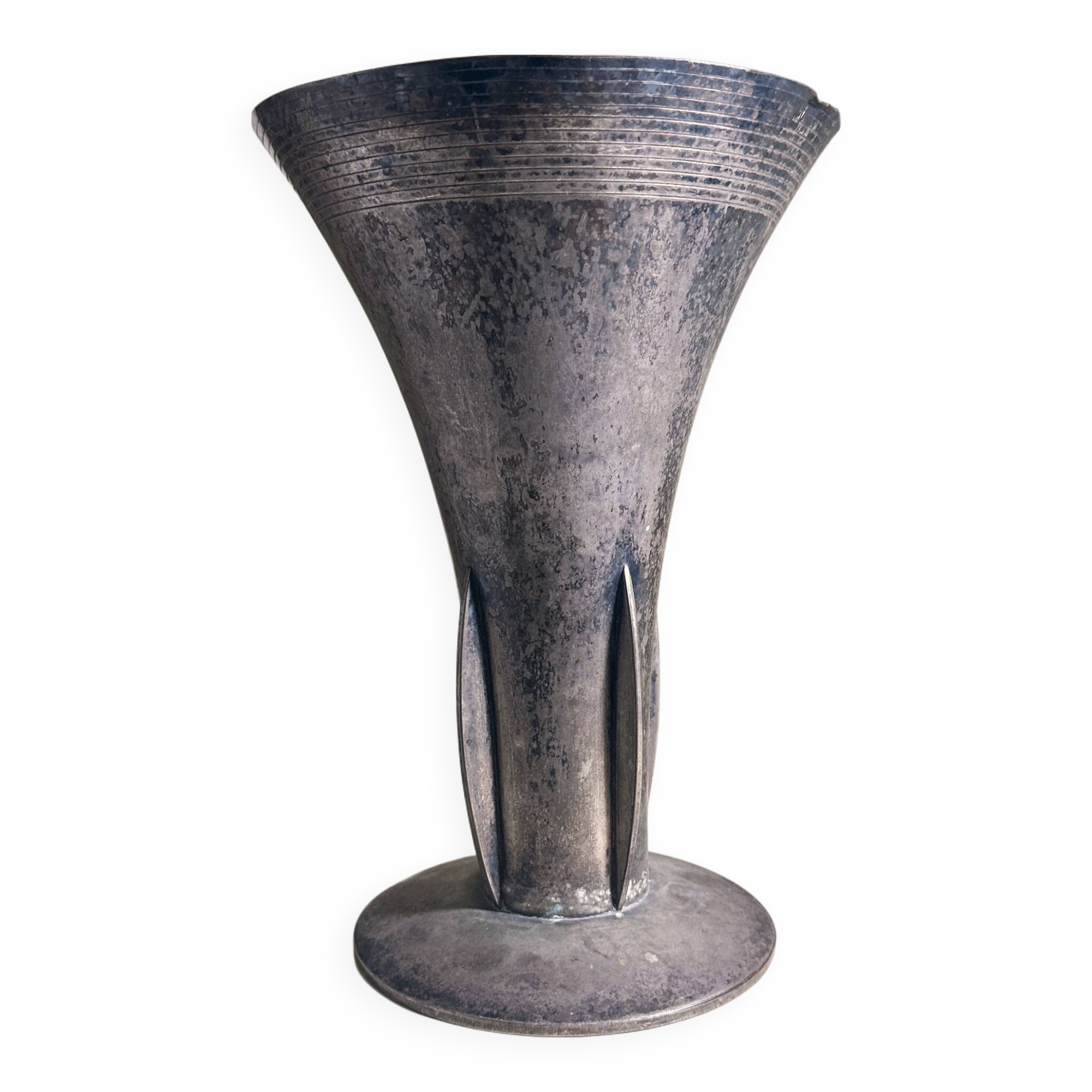 Large silver-plated amphora vase - WMF 1925 with original patina