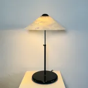 Lampe de table en verre dépoli par Af Cinquanta, Italie, années 1980.