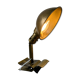 Lampe Adjusto-Lite à pince – métal doré & style industriel
