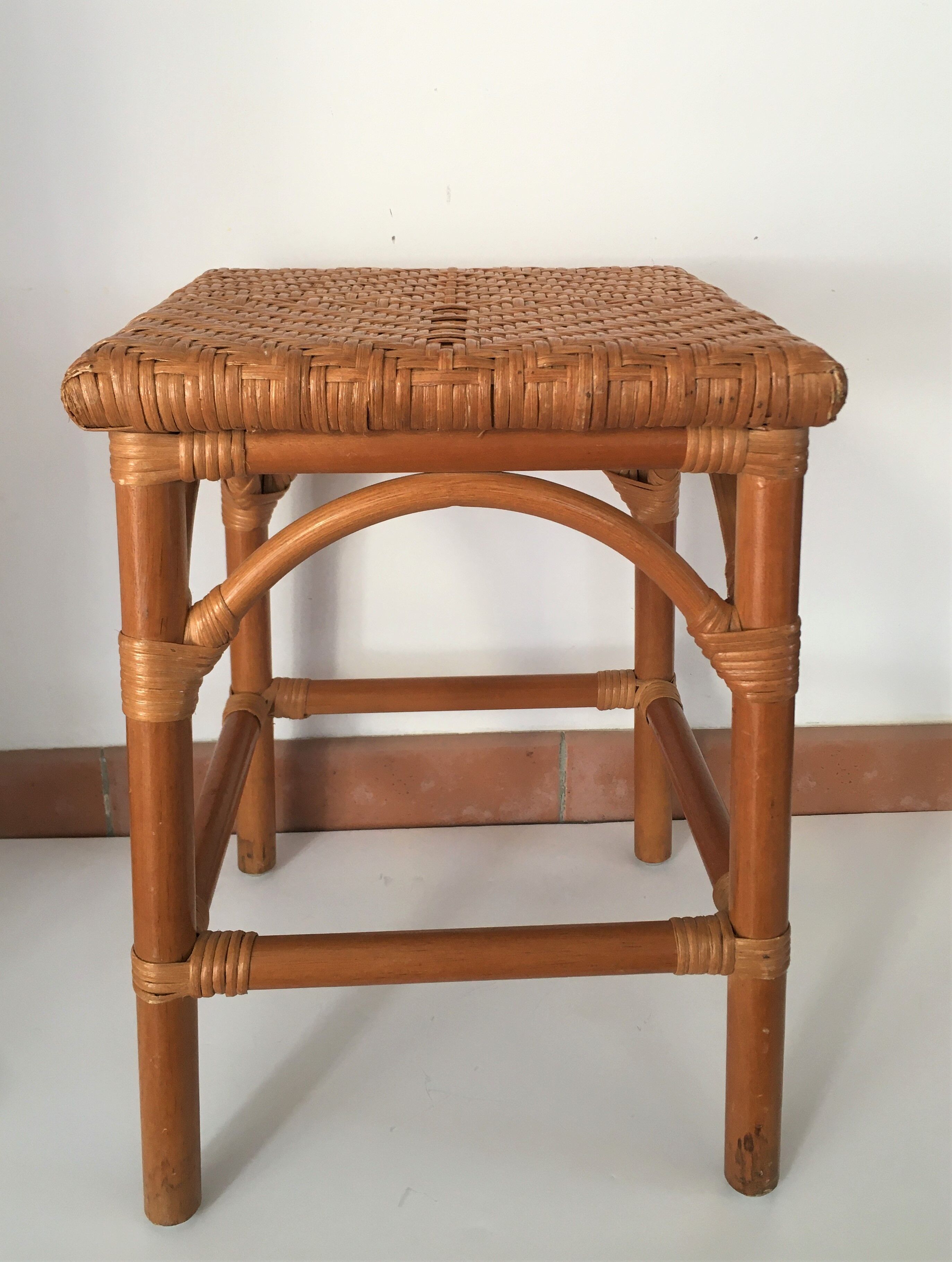Rattan stool