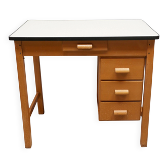 Vintage Bruynzeel writing desk, Holland