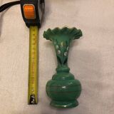 Vase opaline vert