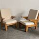 Paire de fauteuils vintage