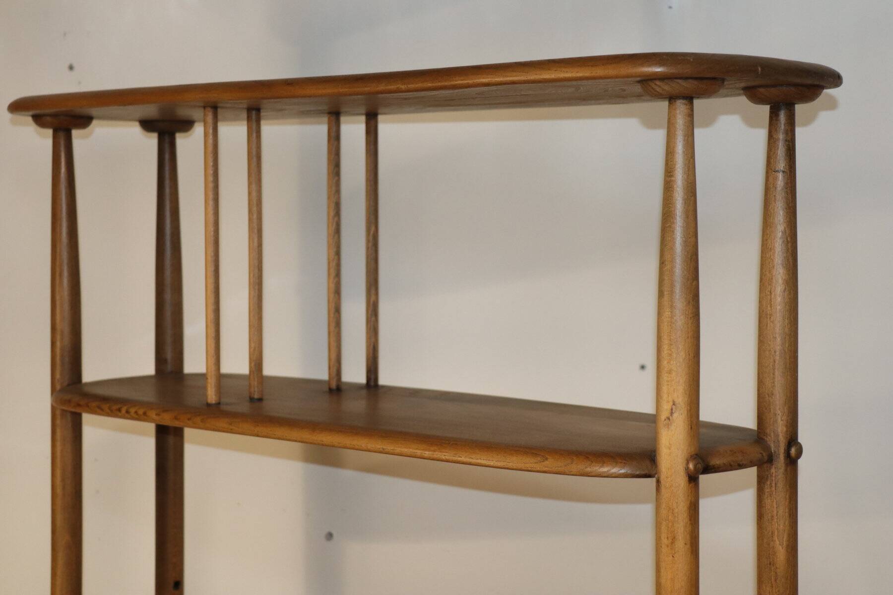 Vintage Ercol wooden bookcase, 1960