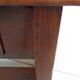Table d'appoint en chêne ancien avec 2 tiroirs