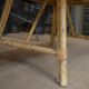 Rattan and ceramic table 1960