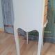 Vintage wooden bedside table with 3 drawers.