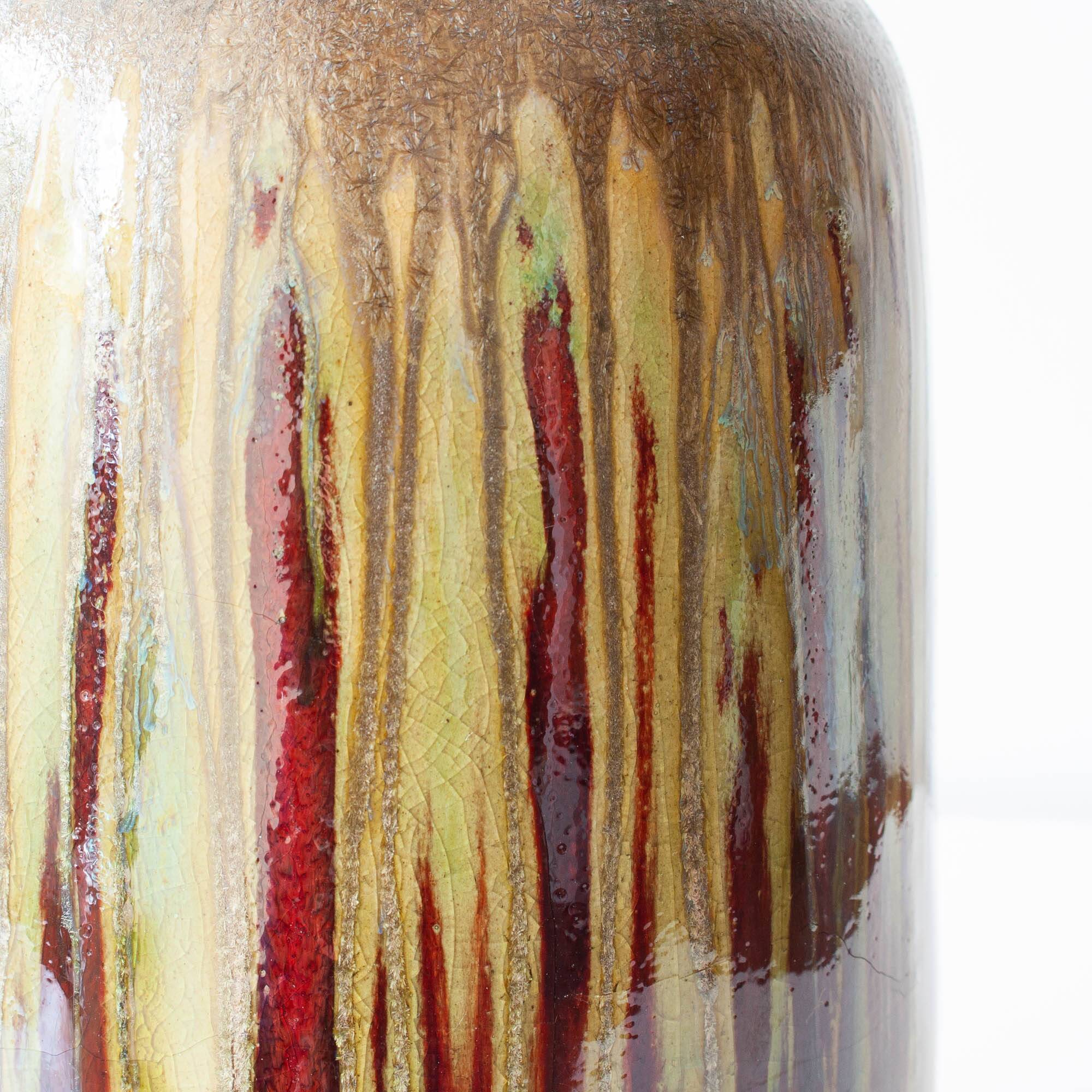 Vintage Lava Ceramic Vase, 1970's