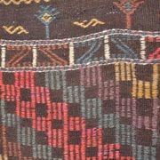 Tapis kilim Oushak anatolien surdimensionné