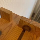 Vintage Mountain Pine Staircase Bookcase Circa 1980