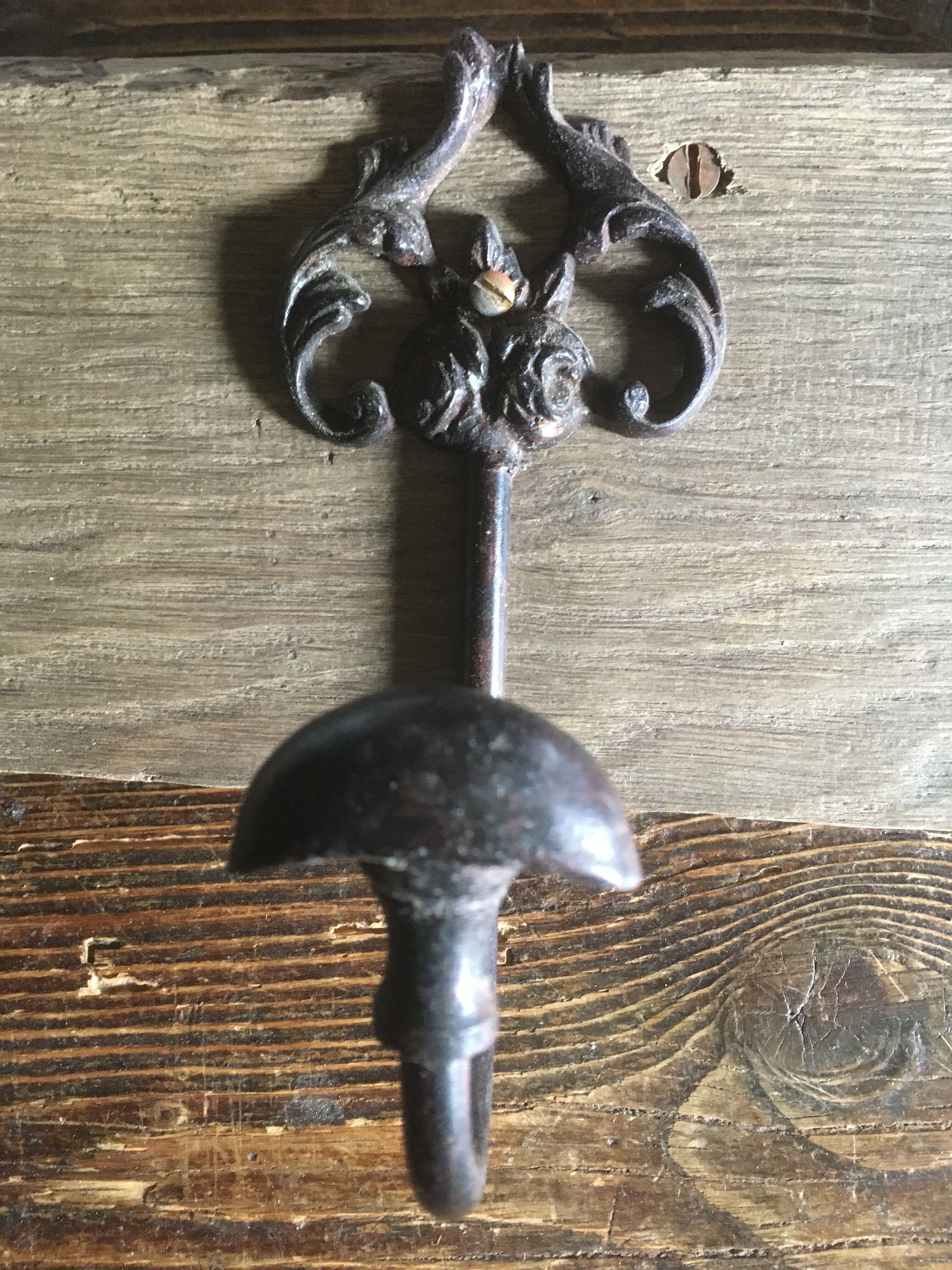 Patère bois & métal