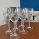 Set of 6 Engraved Crystal Wine Glasses Model Epi | Vintage Elegance