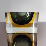 Murano glass ashtray Sommerso Italy 1970