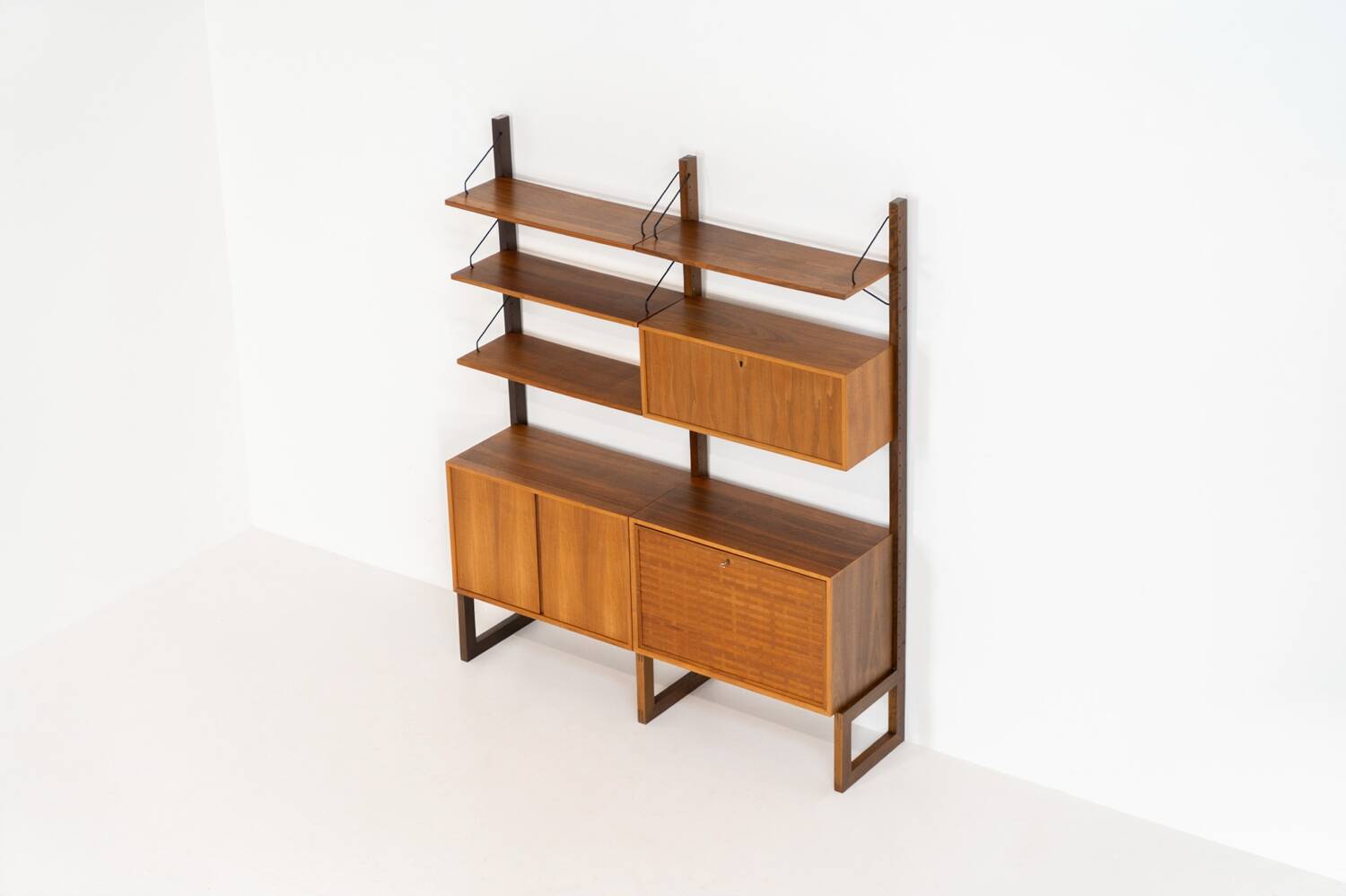 Fee standing wall unit by Poul Cadovius