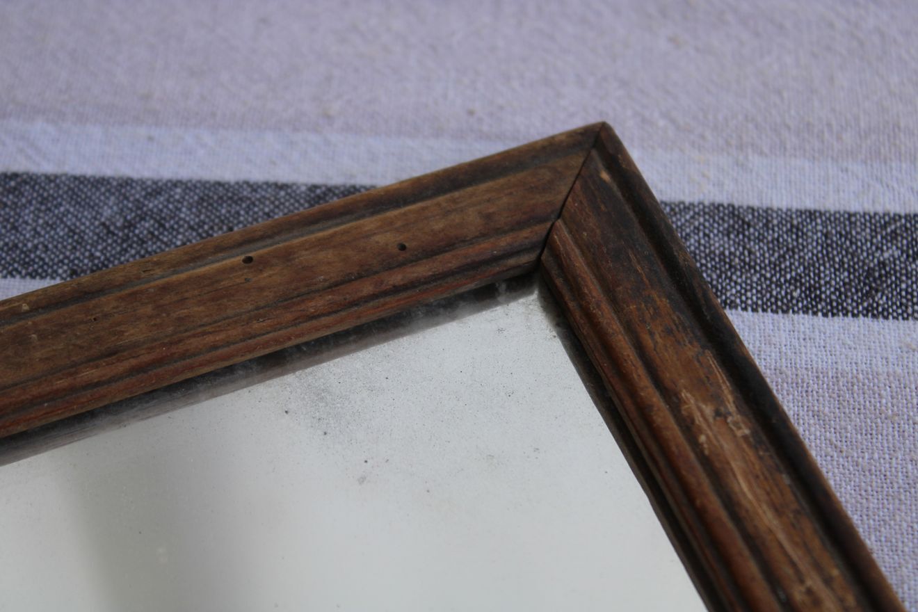 Wooden mirror
