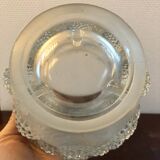 Vintage Verlys glass vase with cabochons