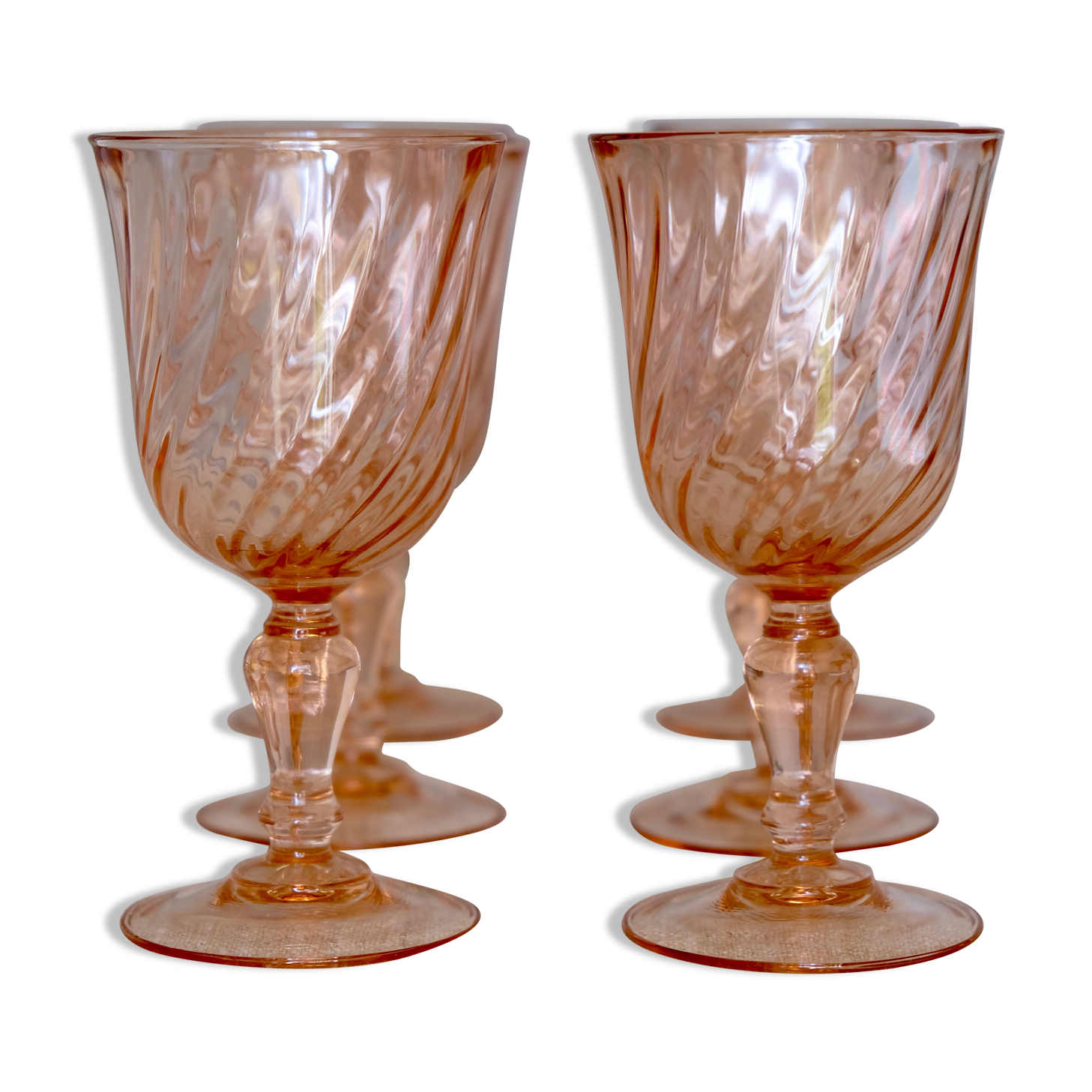 Ensemble 6 verres à vin rose Rosaline Arcoroc Luminarc