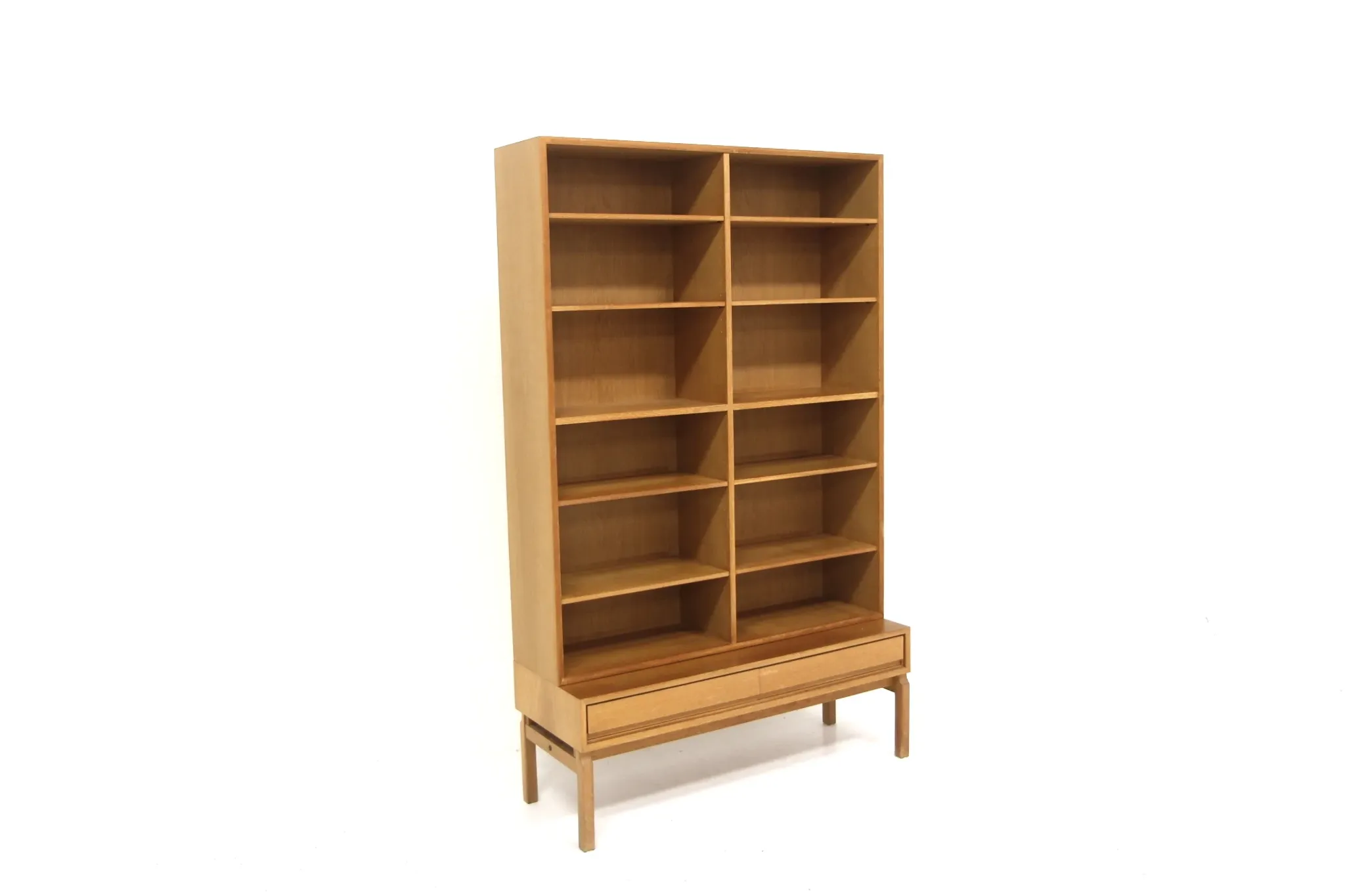 Scandinavian oak library "MTP", Marian Grabinski, IKEA, Sweden, 1960