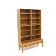 Scandinavian oak library "MTP", Marian Grabinski, IKEA, Sweden, 1960