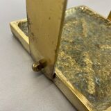 Original Hollywood Regency Solid Brass 3,3kg Umbrella Stand, Italy, 1970s