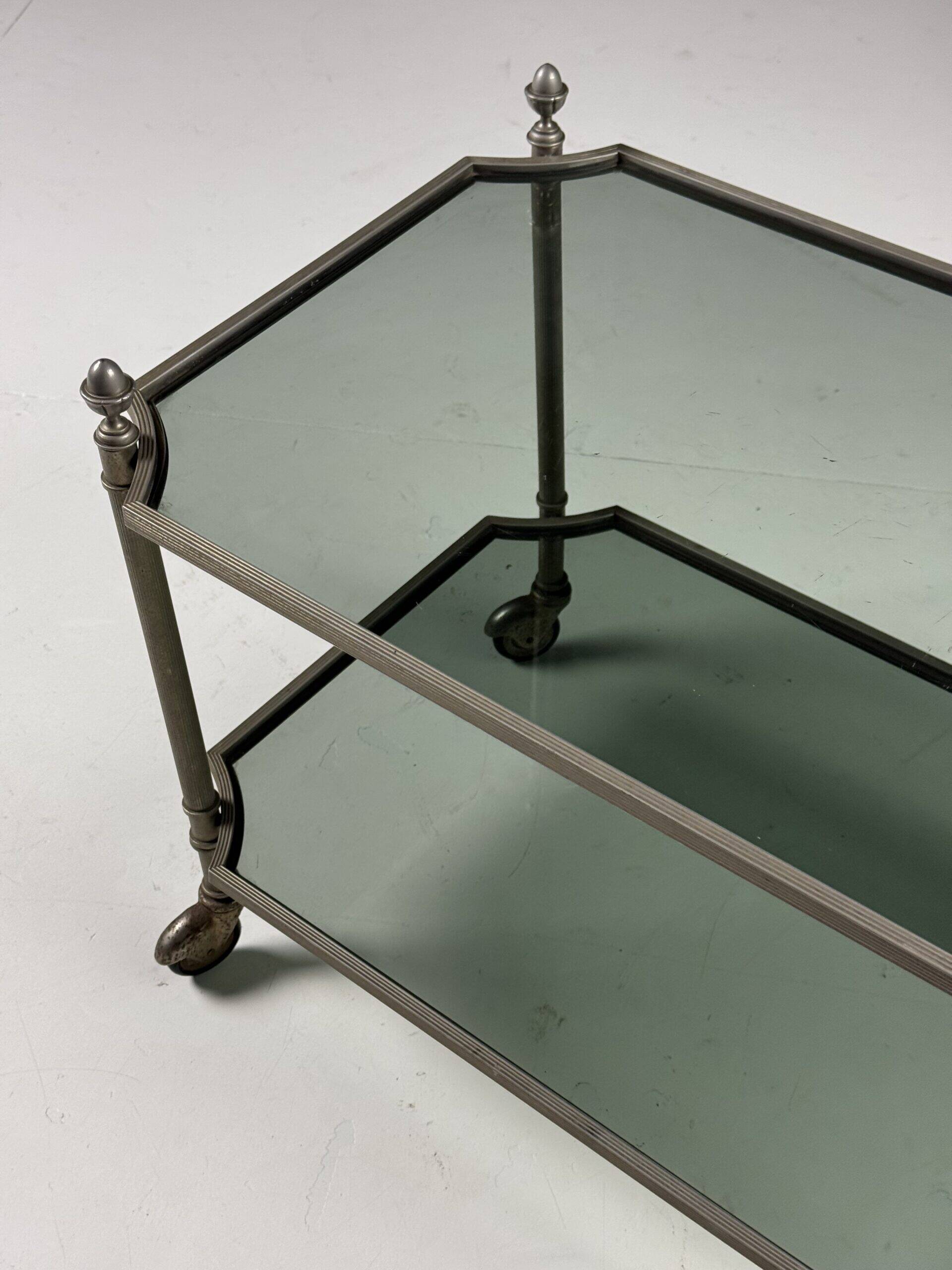 French coffee table metal mid 20th century