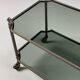 Table basse française en métal, milieu du XXe siècle