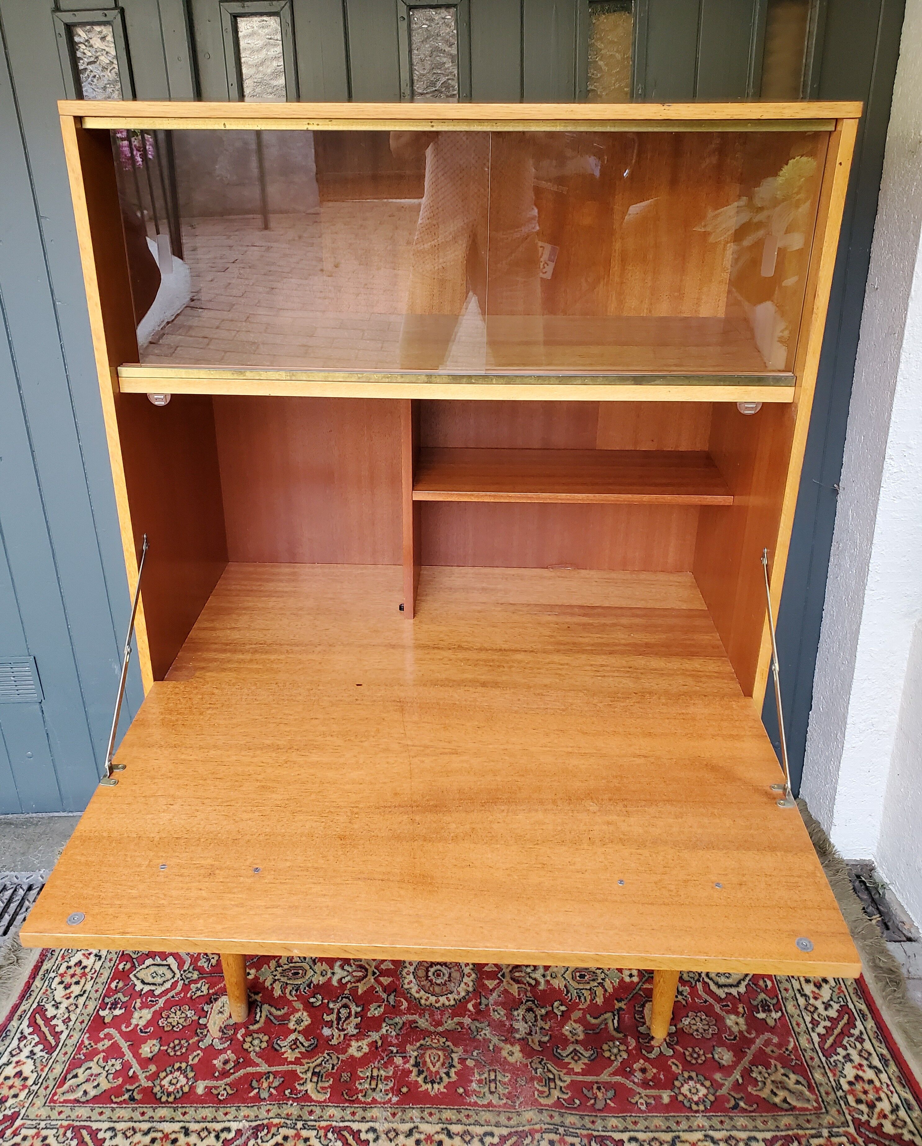 Oak writing desk 1960