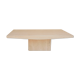 Vintage coffee table in travertine by Stone International editions, Italy