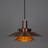 Suspension vintage danoise Lyskaer par Bent Nordsted, années 1980