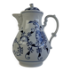 Vintage Dubí Czech Porcelain Blue Onion Cibulák Teapot, c. 1970