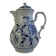 Vintage Dubí Czech Porcelain Blue Onion Cibulák Teapot, c. 1970