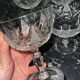 6 vintage cut crystal cups