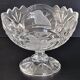 Vintage crystal fruit or candy bowl