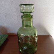 Round relief carafe from the 70s