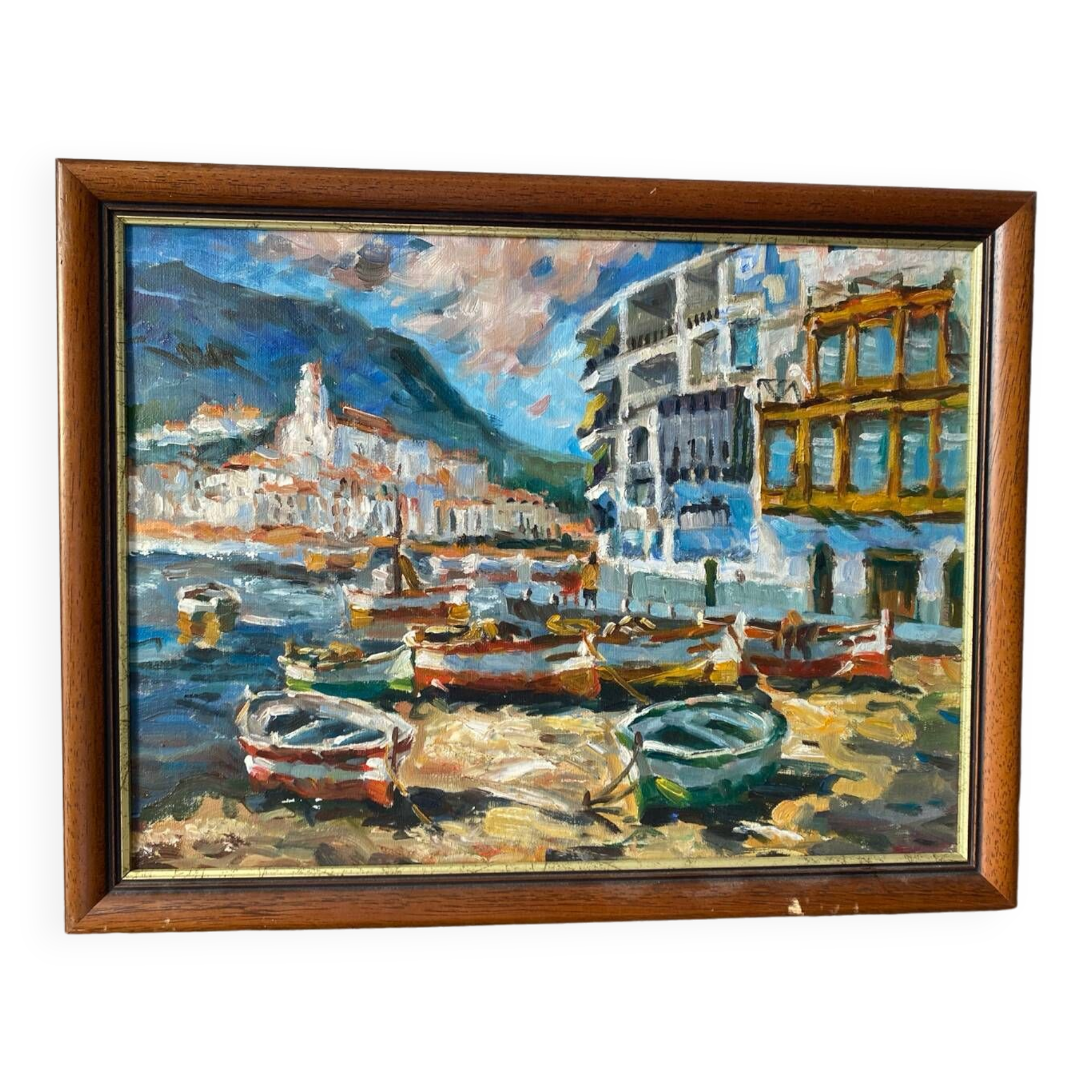 Mediterranean fishing port