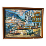 Mediterranean fishing port