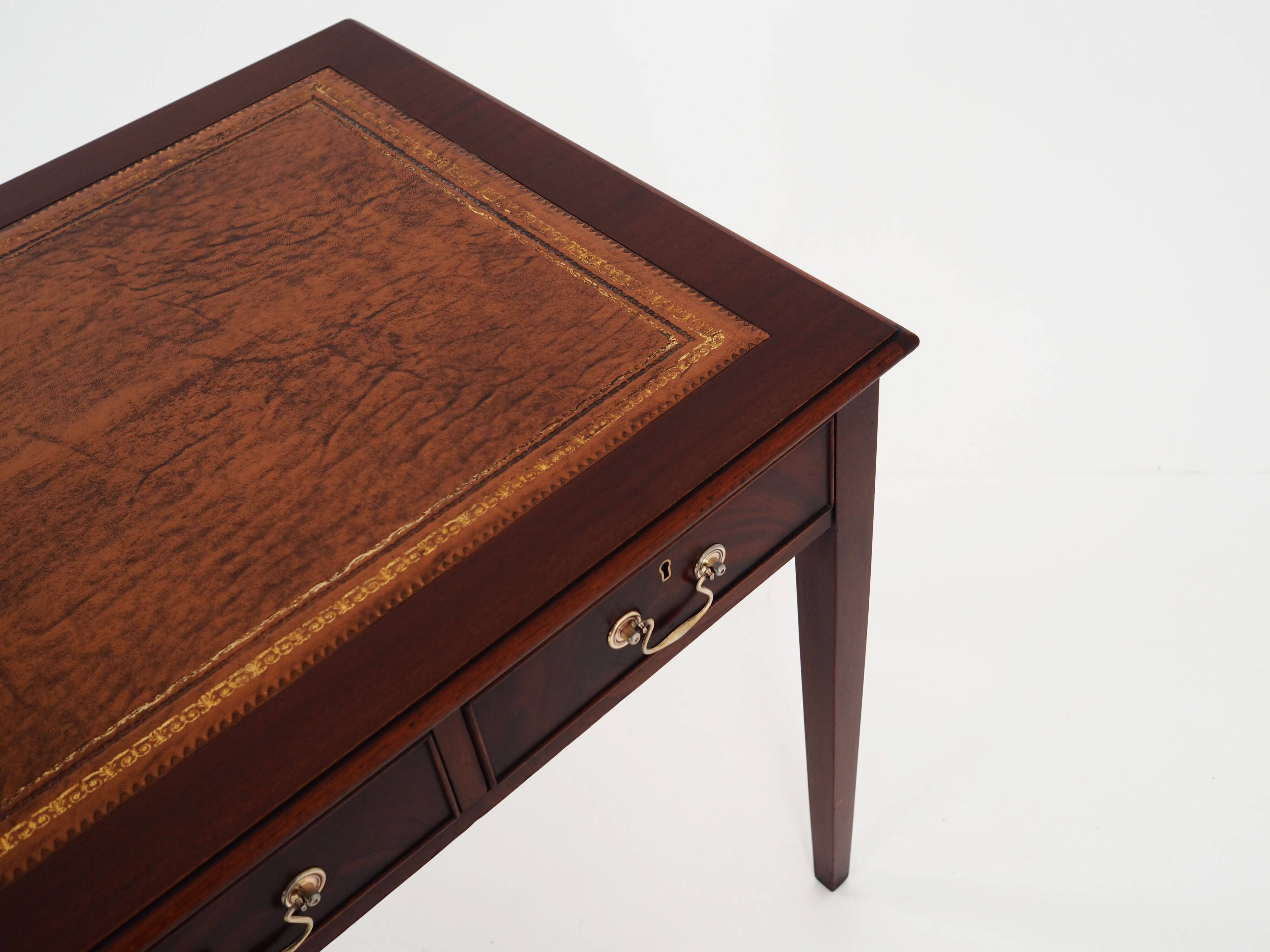 Mahogany desk, Danish design, 1970s, production: Denmark