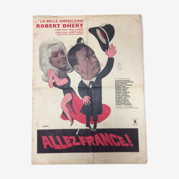 Affiche de cinéma "Allez France"