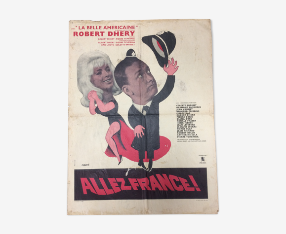 Affiche de cinéma "Allez France"