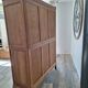 Armoire Art déco en noyer massif sculpté, 1930