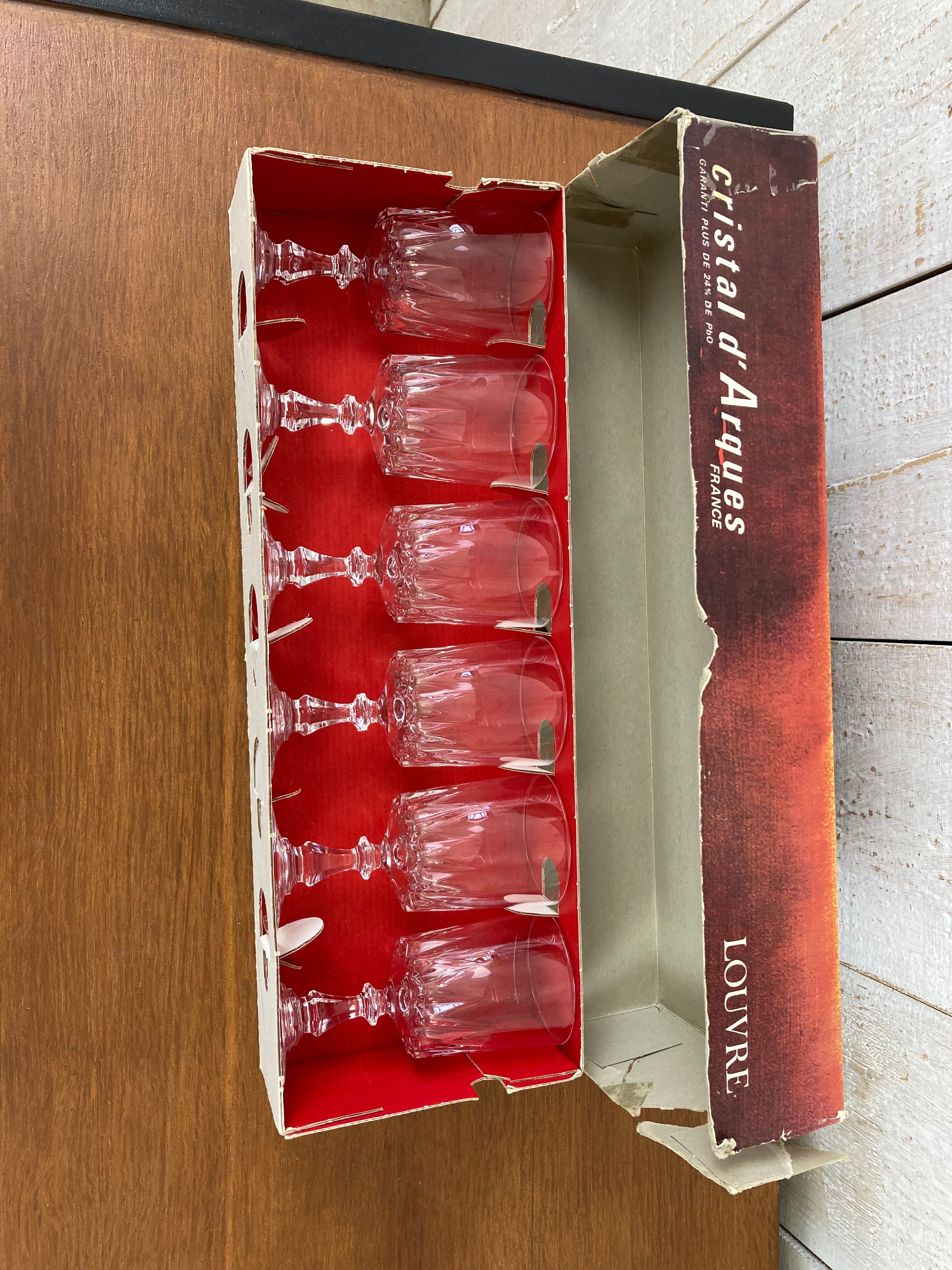 Vintage Arques crystal glasses