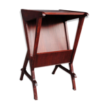 Porte-revues et console en acajou