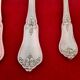 Antique silver-plated monogrammed cutlery set