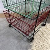 Metal furniture with 50's baskets
