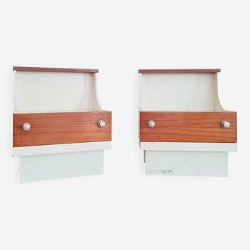 Pair of 70s bedside tables