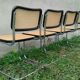 Suite de 4 chaises Marcel Breuer modèle B32