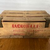 Wooden case with lid