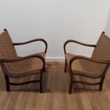 Pair of armchairs, Netherlands, 60s