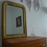 Mirror Golden of the nineteenth century 56 x 74 cm